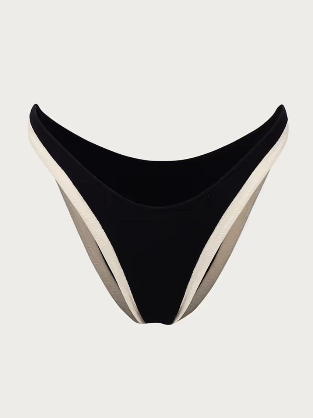 NWT L SAME LA 90S BOTTOM Faux Suede Black/Cream